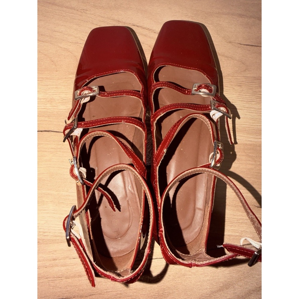 Alohas Women's Ballet Flats Luke Onix Black Leather Size 37 O - Picture 6 of 10